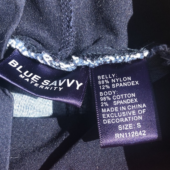 BLUE SAVVY JEANS MATERNITY S - Picture 7 of 7